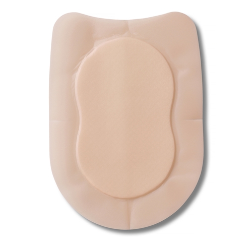 Aquacel Foam silikonivaahtosidos - 14x19,8 cm kantapään reunallinen - 5 kpl