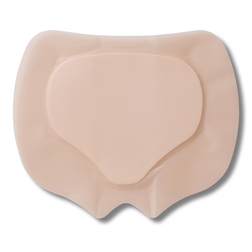 Aquacel Foam silikonivaahtosidos - 16,9x20 cm sakraali Border - 5 kpl