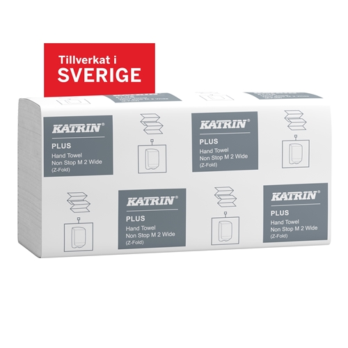 Käsipyyhe Katrin Plus M2 Z-taitto - 24x24 cm leveä Handy pack - 2400 kpl