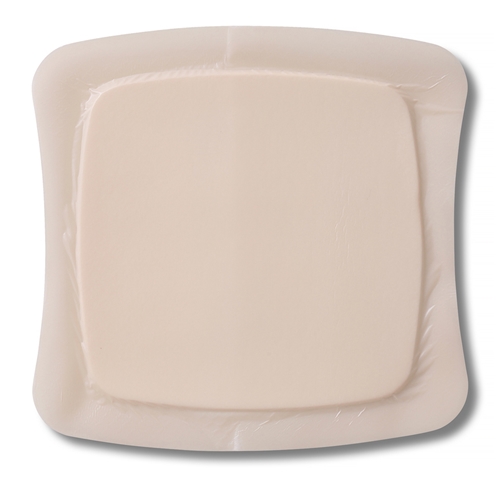 Aquacel Foam Silikon-Schaumverband mit Haftrand - 17,5x17,5 cm Border - 10 St.