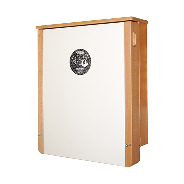 Skötbord – ROBUST (Dyna ingår) – Bok/Vit