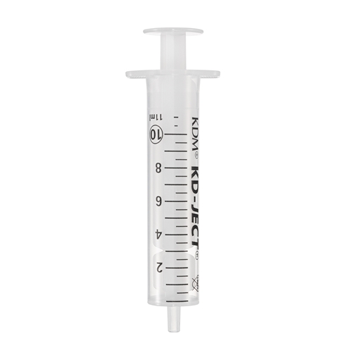 Luer-sprøjte 2-komponent KD-Ject - 10 ml grad 0,5 ml excentrisk - 100 stk