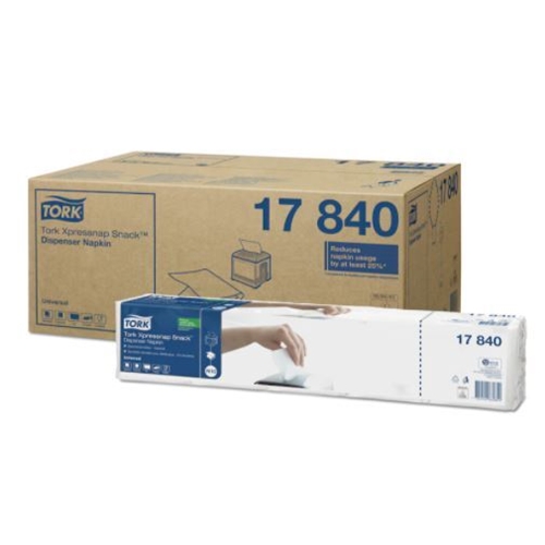 Dispenser servietter Tork N10 - 21,3x21,6 cm Universal hvid - 9000 stk