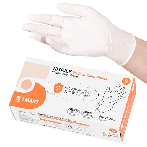 Rękawice nitrylowe Selefa pf - S SMART vit AQL 1,5 - 200 szt.