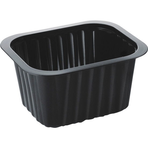 Container PP Duniform - 630ml 138x114x70mm 1-compartment black - 276 pcs