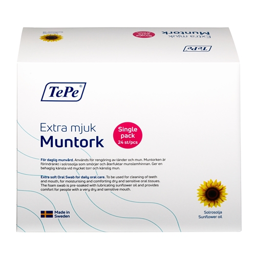 Muntork TePe - smörjande solrosolja 13cm - 24 st