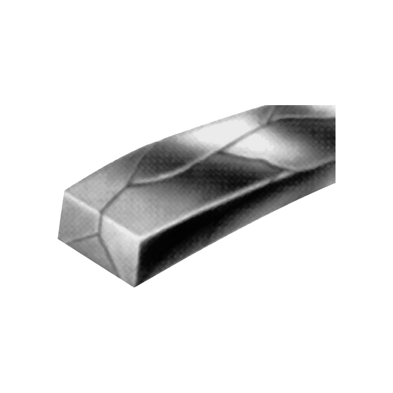 Agtetrådet flettet bue i rustfrit stål, rektangulær - Eight-Strand Braided Stainless Steel Archwires Lower 016X016