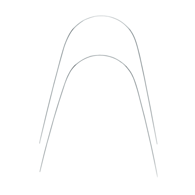 Standardformad båge i rostfritt stål, rund – Stainless Steel Archwires Standard Form Lower 012