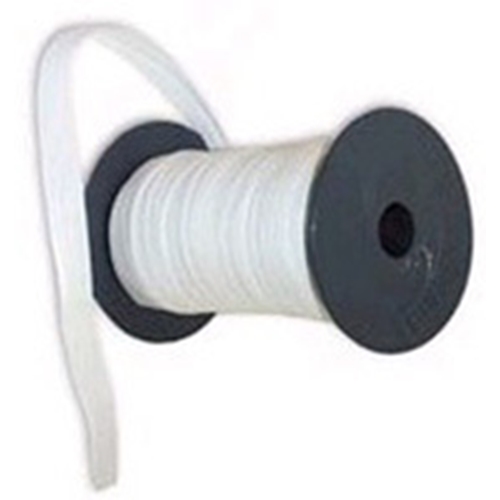 Bomullsband vitt - 6mm 100m/rle