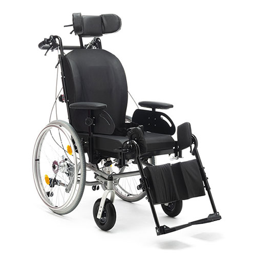Multifunktionaler Rollstuhl mit Kantelfunktion - 24" Hinterräder - G101R24 - 41-50cm