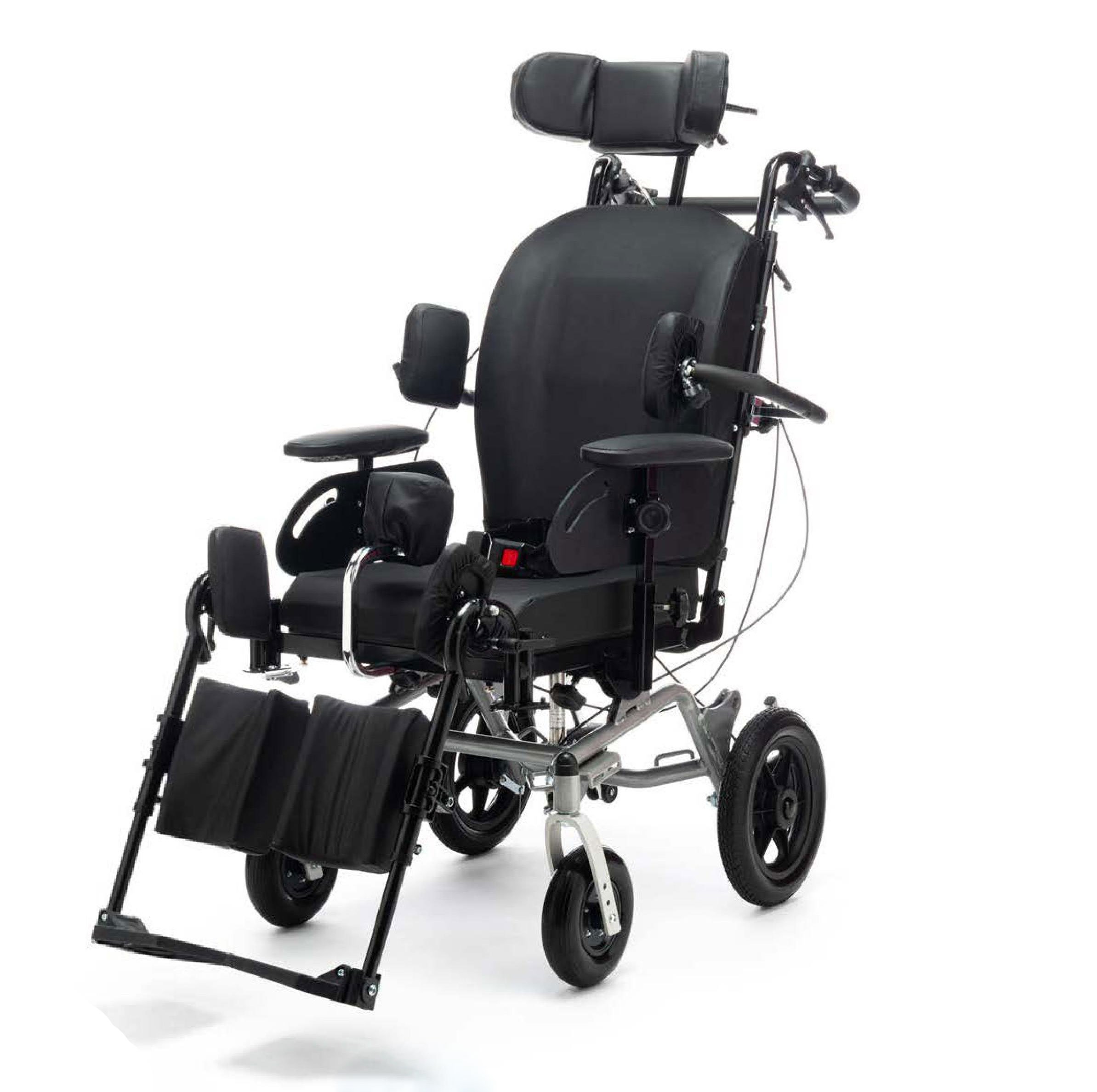 Multifunktionaler Rollstuhl mit Neigefunktion - 12" Hinterräder - G101R12 - 41-55cm