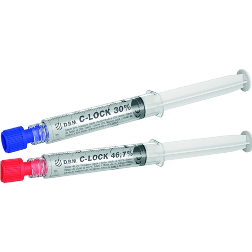 Förfylld spruta D.B.M. C-lock – 30% Natriumcitratlös 2×2,5ml – 120 st