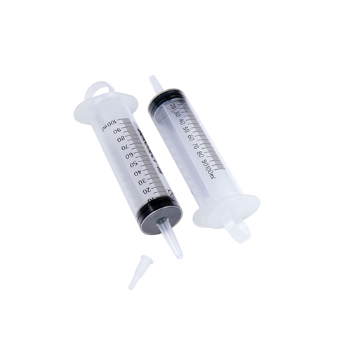 Sprøjte med kateterkonus Beroject - 100ml dobbelt graduering 2ml 2 luer - 25 stk