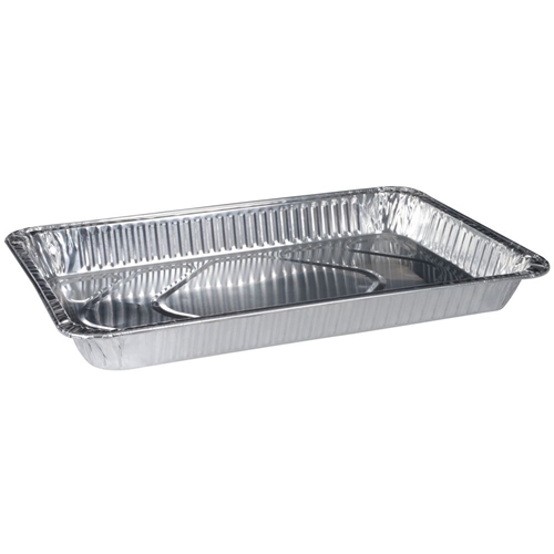 Aluminiowa forma Gastronorm 1/1 - 6800 ml 32,5x52,5 cm z rantem rolowanym - 10 szt.