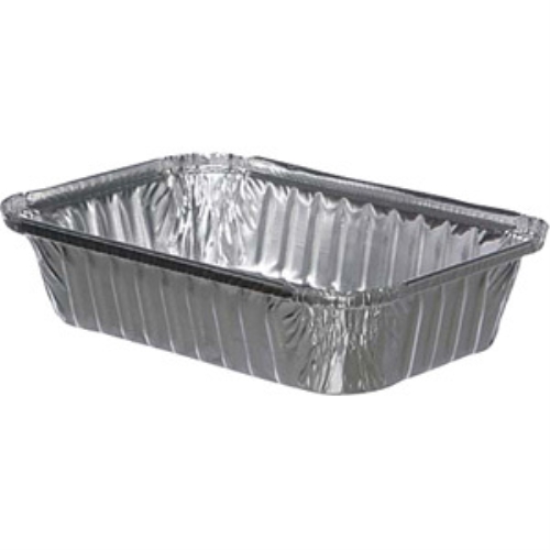 Aluminiumsform med låg - 850ml 210x140x40mm - 50 stk