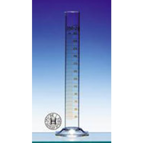 Cylinder miarowy szklany klasa A DURAN - 250 ml podziałka 2,0 ml - 2 szt.