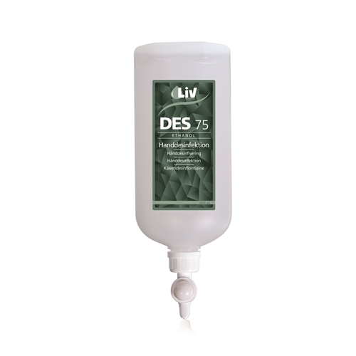 Hånddesinfektion Liv 75% - 1000 ml dispensopac