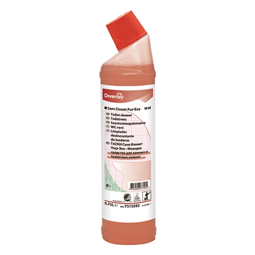Rengøringsmiddel til sanitet og toilet Sani Clonet - 0,75L pH=2,5 EU-Ecolabel - 6 stk.