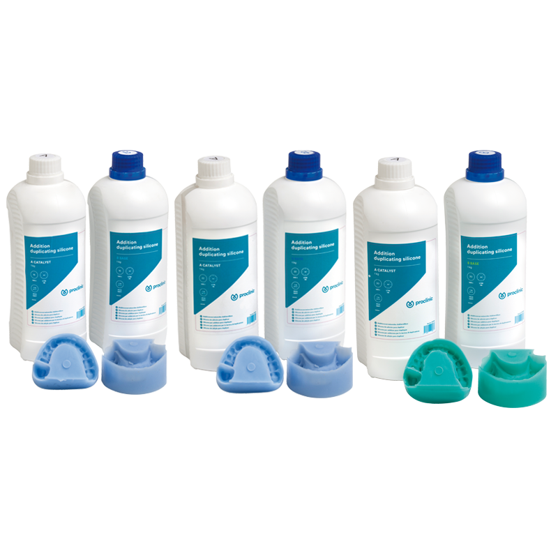 Aftageligt silikone A+B - Duplicating Silicone A+B - 16 Shore