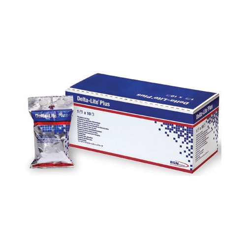 Gipsbandage Delta-Lite Plus - 10cmx3,6m glasfiber hvid - 10 stk