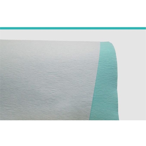 Einschlagtuch Sterisheet 2 Soft 160/160 Zellulose - 80x80cm weiß/grün abwechselnd - 100 St