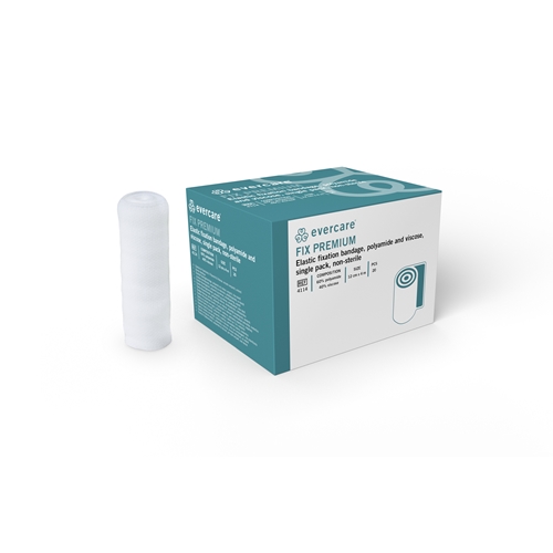 Fixierbinde evercare Fix Premium - 12 cm x 4 m in Zellophan - 20 St.