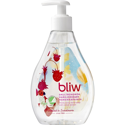 Bliw Flüssigseife 300 ml mit Pumpe Walderdbeere 8 St.