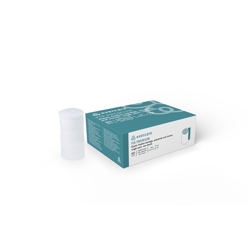 Fixierbinde evercare Fix Premium - 6 cm x 4 m in Cellophan - 20 St.