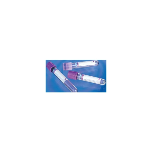 Vakuumrör BD Vacutainer transparent etikett – 5/4ml K3EDTA lila – 100 st