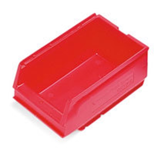 Opbevaringsbakke rød 0,2L - 96x105x45mm