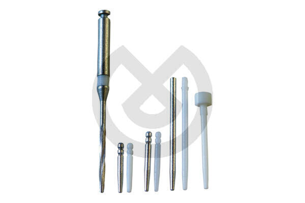 Cylindriska koniska stiftborrar, 5 st – Pivomatic Cylindrical Tapered Drills No. 4 Green