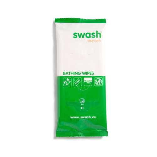 Vaskeklud Swash Gold Wipes S - 20x25 cm uparfumeret 8 stk/pk CE-mærket - 8 stk