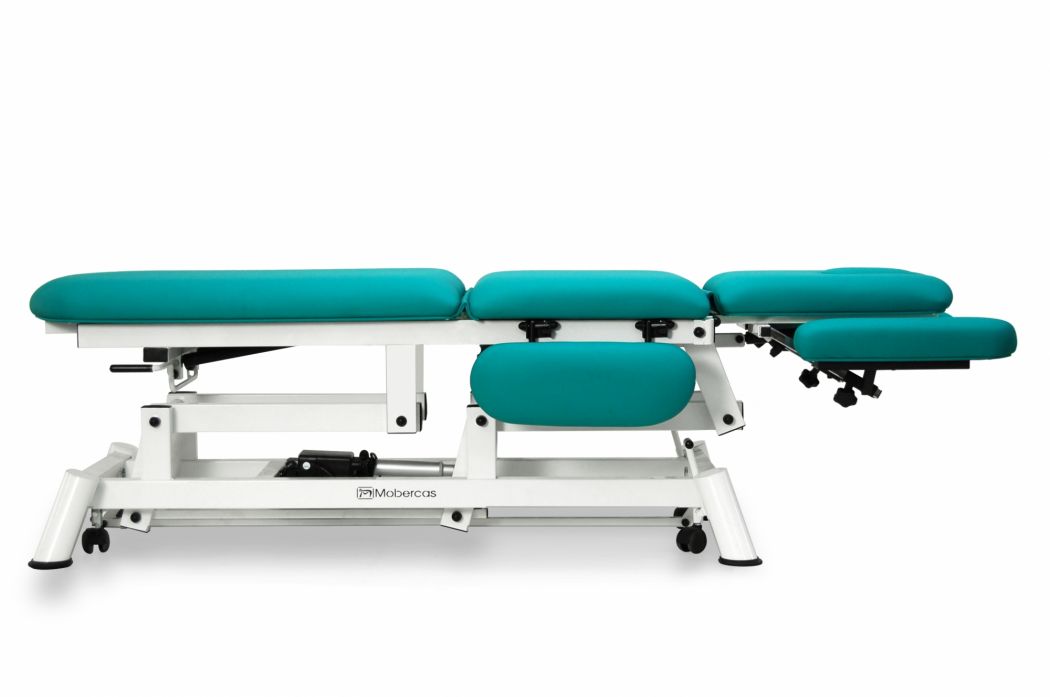 Elektrische Osteopathieliege 3-teilig mit 4 Armlehnen und Rollen - TwinPillar - 190 x 62 cm