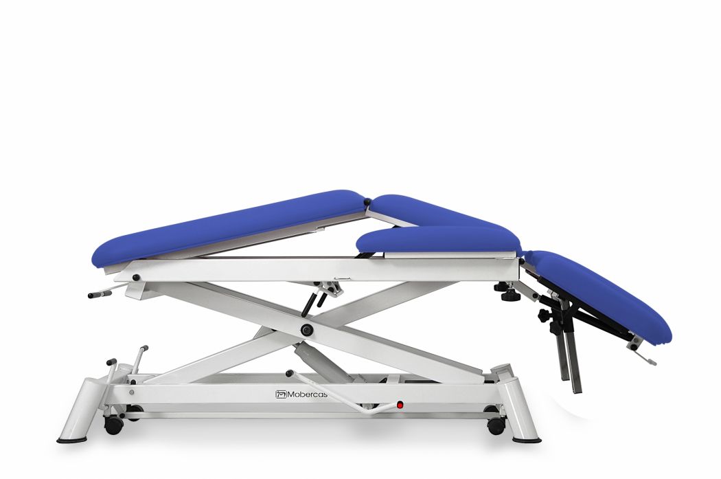 Hydrauliczny stół do osteopatii - 3-częściowy - koła - centralne łamanie - podstawa nożycowa - 190 x 62 cm