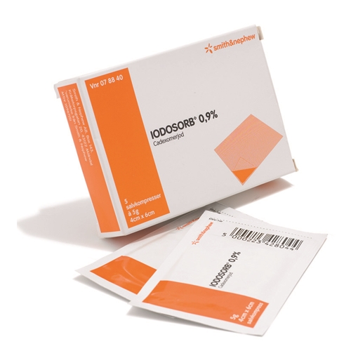 Iodosorb-jodikompressi - 6x8 cm 10 g - 3 kpl