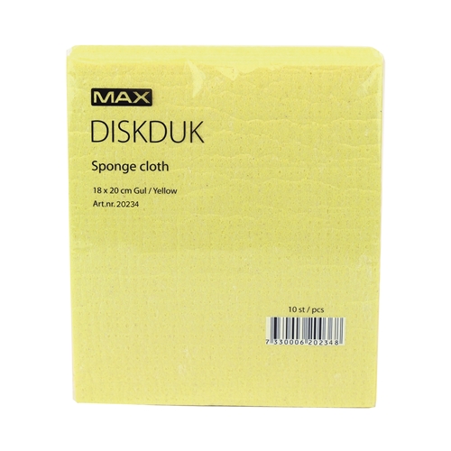 Disktrasa/diskduk MAX - 18x20cm gul - 10 st