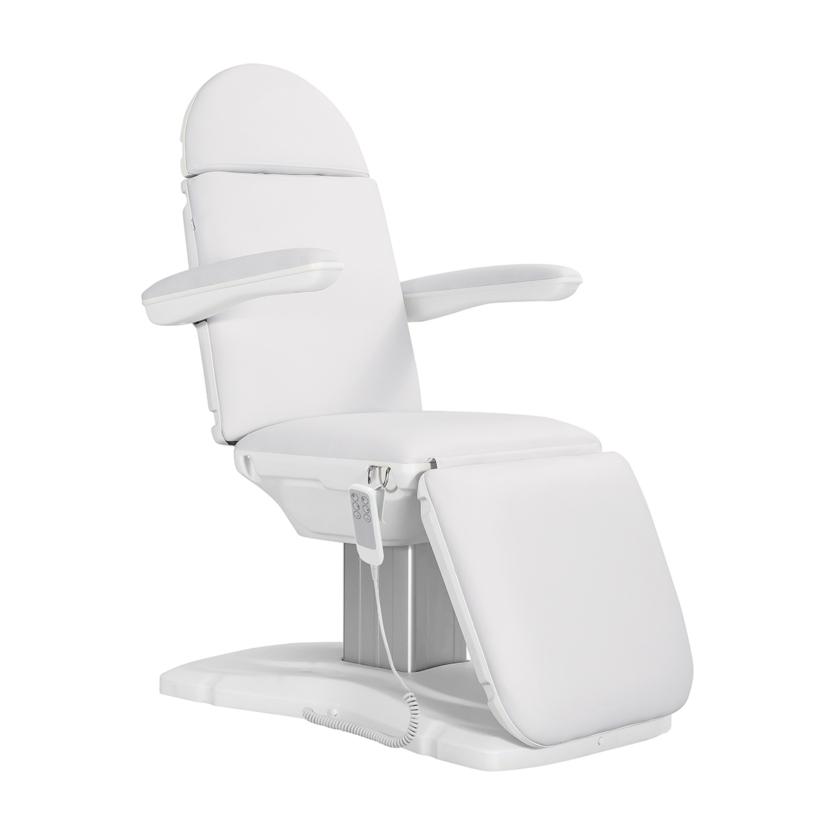 Elektrisk kosmetikstol Sillon Eclipse med 3 motorer hvid