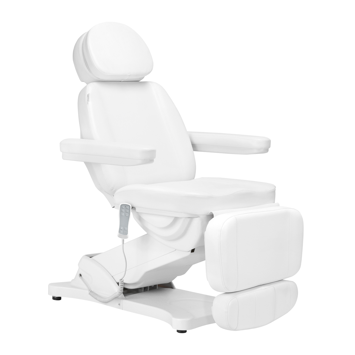 Elektrisk kosmetikstol Sillon Classic med 3 motorer og varme anden udgave hvid