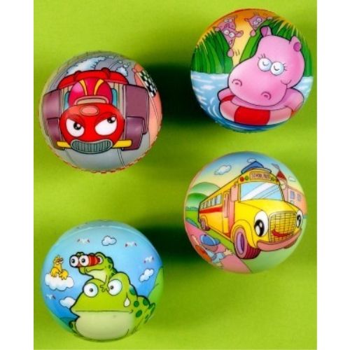 Busball mit verschiedenen Motiven - 24 Stk. d=6 cm