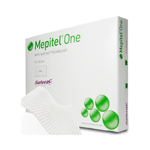 Silikonekompres Mepitel One - 10x18 cm - 10 stk.