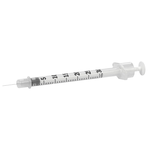 Insuliiniruisku kiinteällä neulalla Micro-Fine - 0,3 ml 30G 0,30x8 mm - 100 kpl