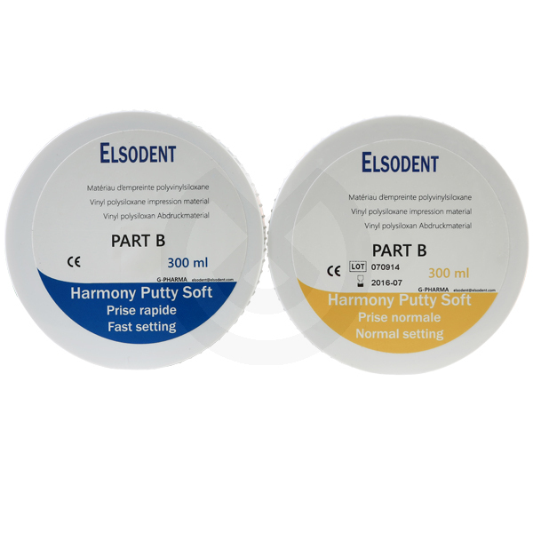 Harmony Putty mjukt och snabbhärdande avtrycksmaterial – Harmony Putty Soft Normal Setting Yellow