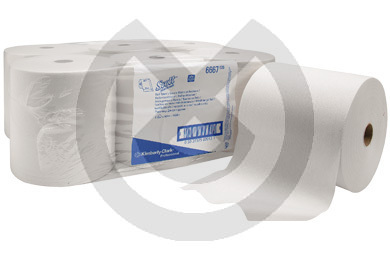 Scott Handtuchrollen, weiß - Kimberly - KIMBERLY-CLARK