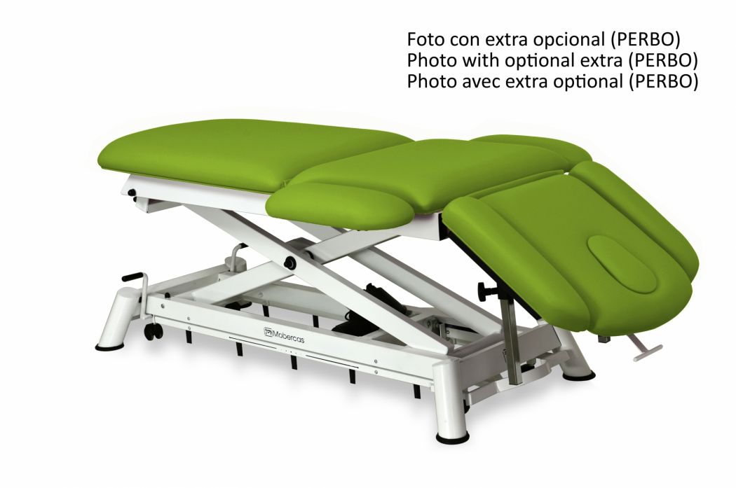 Elektrische Osteopathieliege 3-teilig mit Rollen - 190 x 62 cm