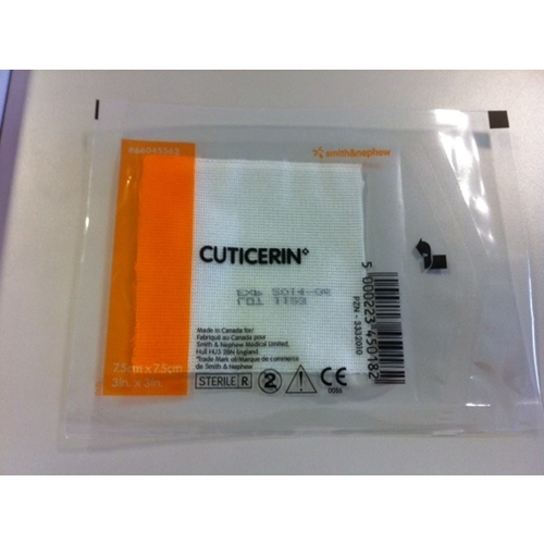 Undertryksbandage Cuticerin salvkompres - 7,5x7,5 cm - 10 stk
