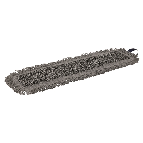 Fugt-/vådmoppe Wet Scrub Vikan - 40 cm grå med løkker - 5 stk.