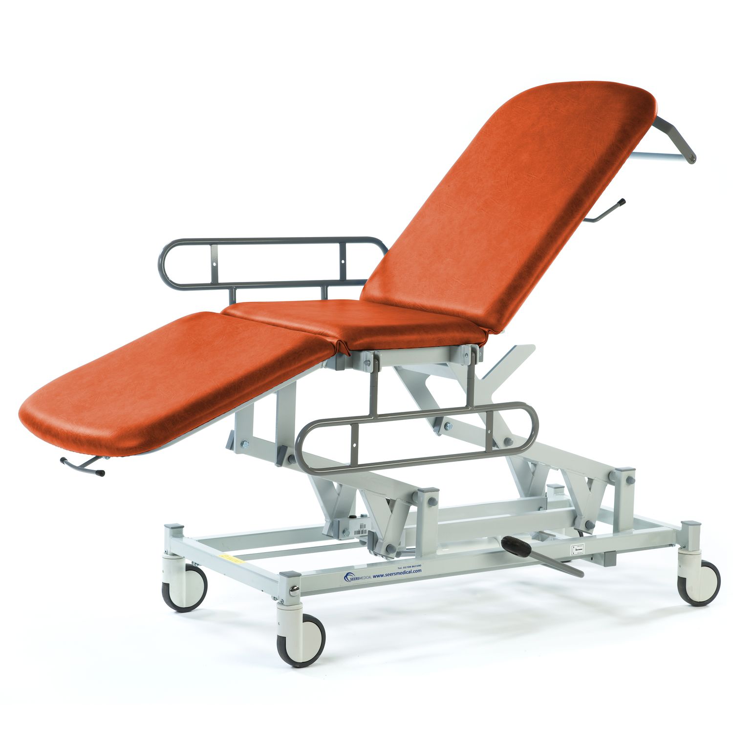 Medicare – 3-delad mobil behandlingsbänk – Hydraulisk – Centrallås – Hydraulisk