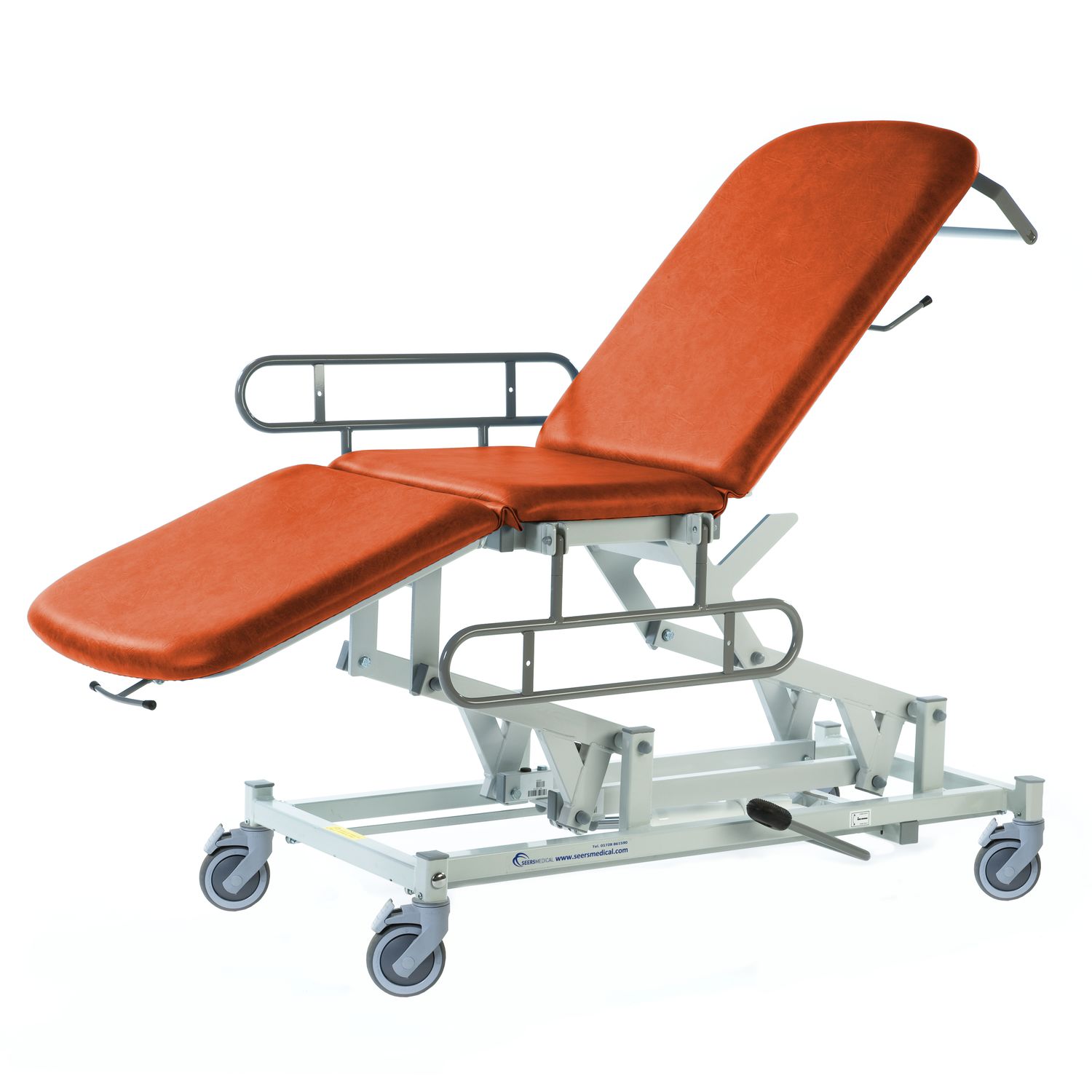 Medicare – 3-delad mobil behandlingsbänk – Hydraulisk – Individuella lås – Hydraulisk