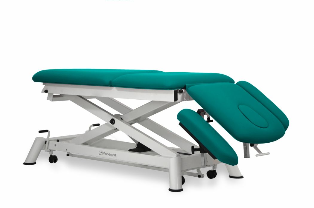 Elektrische Osteopathieliege - 3-teilig mit Armlehnen und Rollen - Scherenlift - 180 x 62 cm