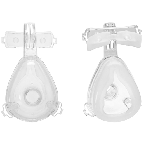 CPAP mask BiTrac ED - L ställbart pannstöd huvudrem